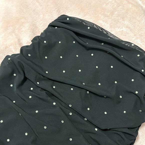 Story On Black Studded Mini Skirt - Picture 4 of 4